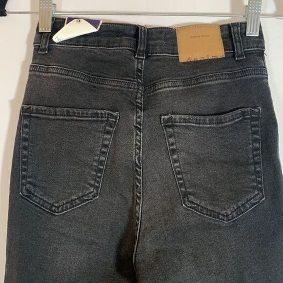 Zara Black High Rise Skinny Jeans NWT - Picture 5 of 9